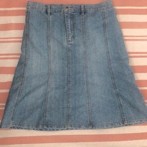 Gloria Vanderbilt Denim Skirt
